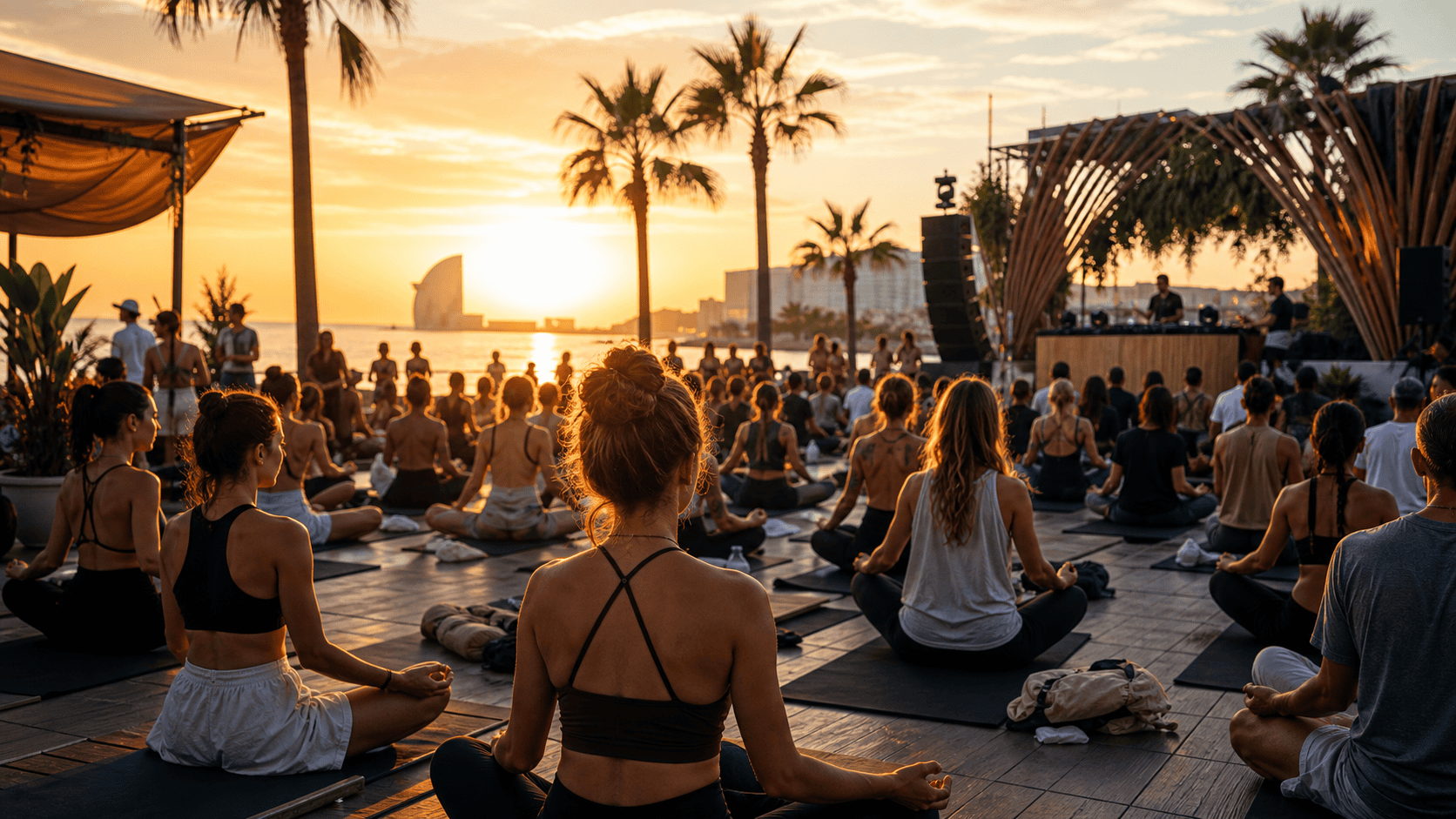 Why Barcelona’s Hottest Party This Summer Started With Breathwork Instead of Tequila
